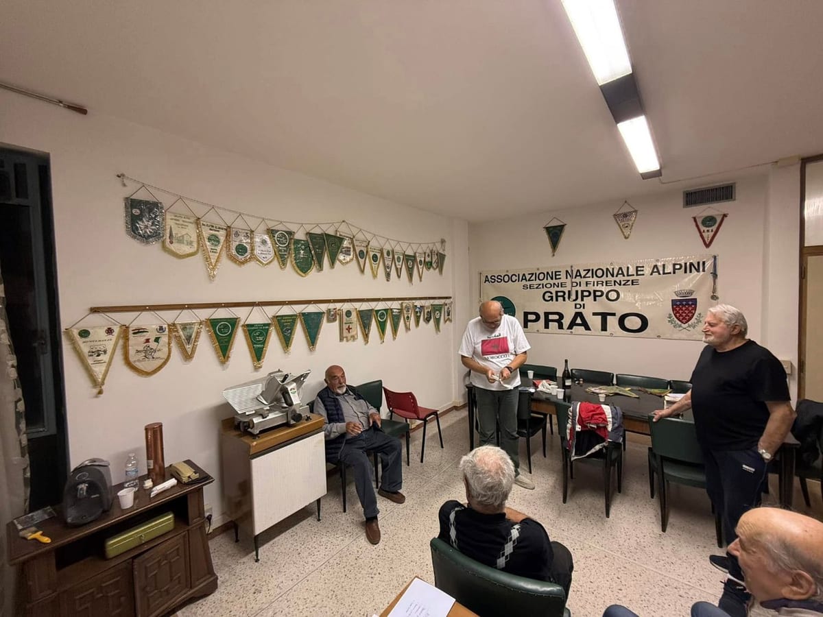 La sede del Gruppo Alpini di Prato in Piazza San Marco.